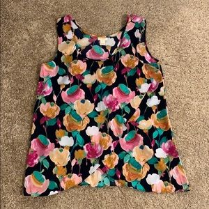 J.Crew floral tulip front top, size 2